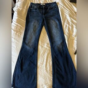 KanCan mid-rise flare leg jeans